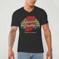 Retro Vintage US States Hoosier Daddy State Outline Desig Men's V-Neck T-Shirt Retro Vintage US States Hoosier Daddy State Outline Desig Men's V-Neck T-Shirt