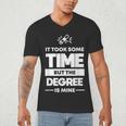 Returning Adult College Graduation T-Shirt Men's V-Neck T-Shirt