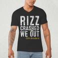 Rizz Crashed We Out 5th Grade Graduation Fifth Graders Men's V-Neck T-Shirt