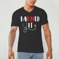RN Nursing Student Graduation EaRNed It Men's V-Neck T-Shirt