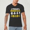 Robotics Father Robotics Dad Men's V-Neck T-Shirt