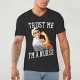 Rosie Riveter Nurse Shirt Nurse Graduation Shirt Men's V-Neck T-Shirt