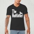 The RottFather Rottweiler Dad Shirt Men Men's V-Neck T-Shirt