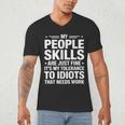 Sarcastic Saying Humor Introvert Workplace Attitude Men's V-Neck T-Shirt Sarcastic Saying Humor Introvert Workplace Attitude Men's V-Neck T-Shirt