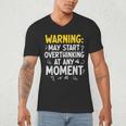 Sarcastic Saying For Overthinkers Introverts Men's V-Neck T-Shirt