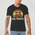 Sarcastic Sloth Introvert Anti Social Men's V-Neck T-Shirt
