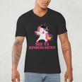 See Ya Kindergarten DABBING Unicorn Graduation Meme Men's V-Neck T-Shirt
