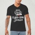 Senior 2018 Graduate Shirt Graduation College Retro Style Men's V-Neck T-Shirt