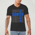 Senior 2024 Graphic Class Of 2024 Graduation Graphic Men's V-Neck T-Shirt