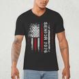 Senior 2026 American Flag Shirt USA Graduation Class Of 2026 Men's V-Neck T-Shirt