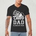 Senior Cheerleader Dad Cheer Class Of 2026 Graduation Men Men's V-Neck T-Shirt