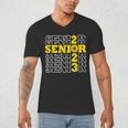 Senior Class Of 2023 Sunflower Graduation Seniors 23 Men's V-Neck T-Shirt