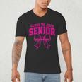 Senior Class Of 2026 Coquette Pink Bow Graduation 2026 Men's V-Neck T-Shirt