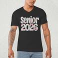 Senior Class Of 2026 Graduation 2026 Coquette Pink Bow Cute Men's V-Neck T-Shirt