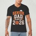 Senior Dad Class Of 2026 Graduate Basketball Graduation 2026 Men's V-Neck T-Shirt