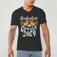 Senior Graduation Trip Cruise 2024 Retro Ship Party Cruise Men's V-Neck T-Shirt