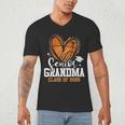 Senior Grandma Class Of 2026 Basketball Graduation Heart Men's V-Neck T-Shirt
