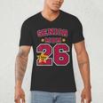 Senior Mom 2026 Proud Senior Mom Class Of 26 For Graduation Men's V-Neck T-Shirt
