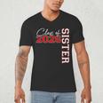 Senior Sister Class Of 2026 Proud Big Sis Graduation Family Men's V-Neck T-Shirt