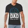 Senior Volleyball Dad Class Of 2025 Graduation Graduate Men's V-Neck T-Shirt
