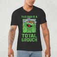 Sesame Street Father's Day Total Grouch Dad Men's V-Neck T-Shirt