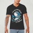 Shark Don’t Like People Antisocial Introvert Men's V-Neck T-Shirt