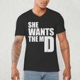 She Wants The MD Shirt Medical Graduation Doctor Men's V-Neck T-Shirt