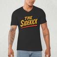 Sidekick Easy Halloween Matching Superhero Costume Dad Mom Men's V-Neck T-Shirt