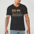 Sigma Male Definition Crazy Aura Lone Wolf Introvert Men's V-Neck T-Shirt Sigma Male Definition Crazy Aura Lone Wolf Introvert Men's V-Neck T-Shirt