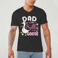 Silly Dad Goose Dad 1st Birthday Family Matching Party Men's V-Neck T-Shirt