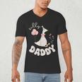 Silly Daddy Silly Goose Dad Birthday Family Matching Party Men's V-Neck T-Shirt