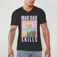 The Simpsons Father's Day Mad Dad Skills Homer Poster Men's V-Neck T-Shirt The Simpsons Father's Day Mad Dad Skills Homer Poster Men's V-Neck T-Shirt
