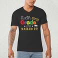 Sixth 6th Grade 2018 Nailed It Graduation Shirt Men's V-Neck T-Shirt