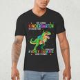 So Long Kindergarten Graduation Class 2025 Dinosaur Kids Men's V-Neck T-Shirt