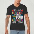 So Long Preschool Kindergarten Here I Come Graduation Men's V-Neck T-Shirt