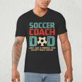 Soccer Coach Dad T-Shirt Men's V-Neck T-Shirt Soccer Coach Dad T-Shirt Men's V-Neck T-Shirt