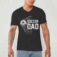 Soccer DAD Football Futbol Parents Goal Men's V-Neck T-Shirt