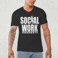 Social Work Graduate TShirt College Graduation Men's V-Neck T-Shirt