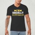 Im Socially Selective Introvert Men's V-Neck T-Shirt Im Socially Selective Introvert Men's V-Neck T-Shirt