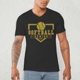 Softball Senior Night Softball Senior 2025 Graduation 20 Men's V-Neck T-Shirt