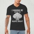 Solitude Introverts I Wanna Be Where The People Aren't Men's V-Neck T-Shirt Solitude Introverts I Wanna Be Where The People Aren't Men's V-Neck T-Shirt