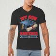 My Son Mastered It Shirt Masters Tee Graduate Graduation Men's V-Neck T-Shirt