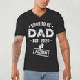 Soon To Be Dad Again Promoted To Dad Again 2026 Men's V-Neck T-Shirt