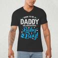 Soon To Be A Daddy Of A Baby Boy New Dad Expecting Father Men's V-Neck T-Shirt