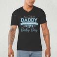 Soon To Be A Daddy Of a Handsome Baby Boy Announcement Men's V-Neck T-Shirt