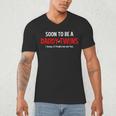 Soon To Be A Daddy Of Twins Expecting Father Men's V-Neck T-Shirt