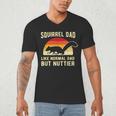 Squirrel Dad Pet Squirrel Owner Squirrel Lover Nuts Men's V-Neck T-Shirt