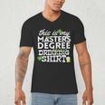 St Patricks Day Masters Degree MSW Graduation Social Work Men's V-Neck T-Shirt