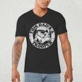 Star Wars Father's Day Stormtrooper This Dad Is A Trooper Circle Men's V-Neck T-Shirt