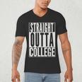 STRAIGHT OUTTA COLLEGE Graduation 2019 Her Him Women Men's V-Neck T-Shirt